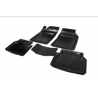 Универсальные резиновые коврики с бортом (5 шт, Polytep) фото 2